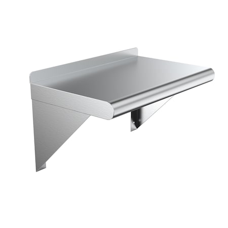 Amgood 10 in. x 16 in. Stainless Steel Wall Shelf AMG WS-1016